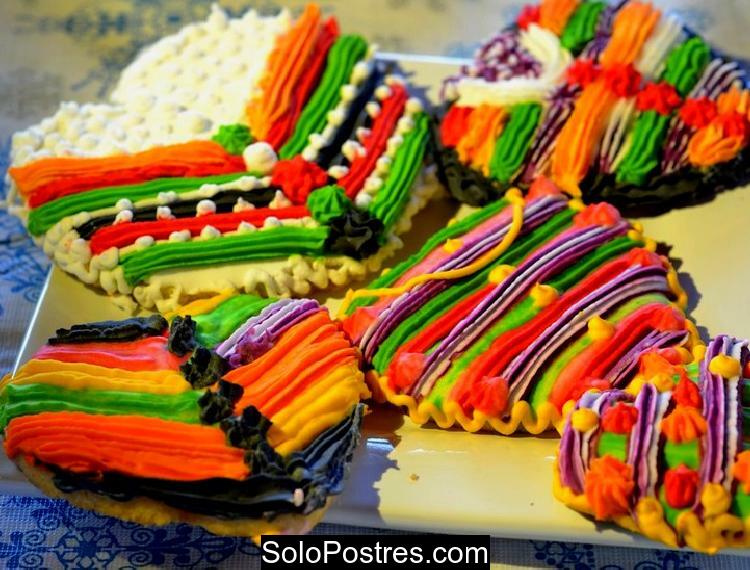 Galletitas de especias con muchos colores