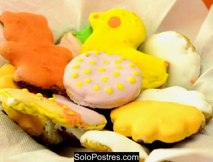 Galletitas infantiles bañadas con glasé y aptas para celíacos