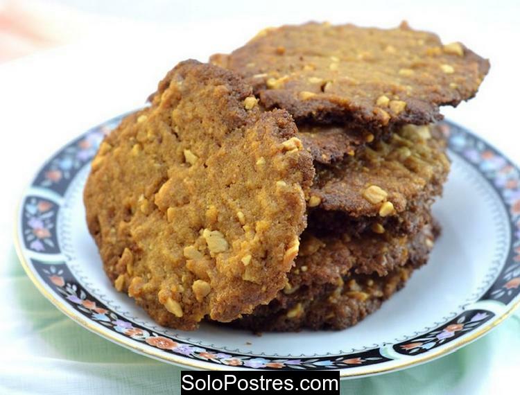 Galletas o galletitas de mantequilla de maní (cacahuates)