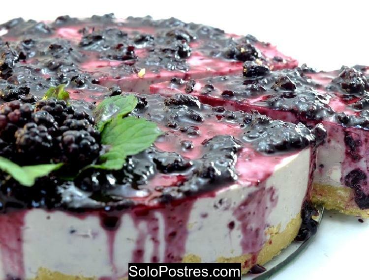 Cheese cake de moras