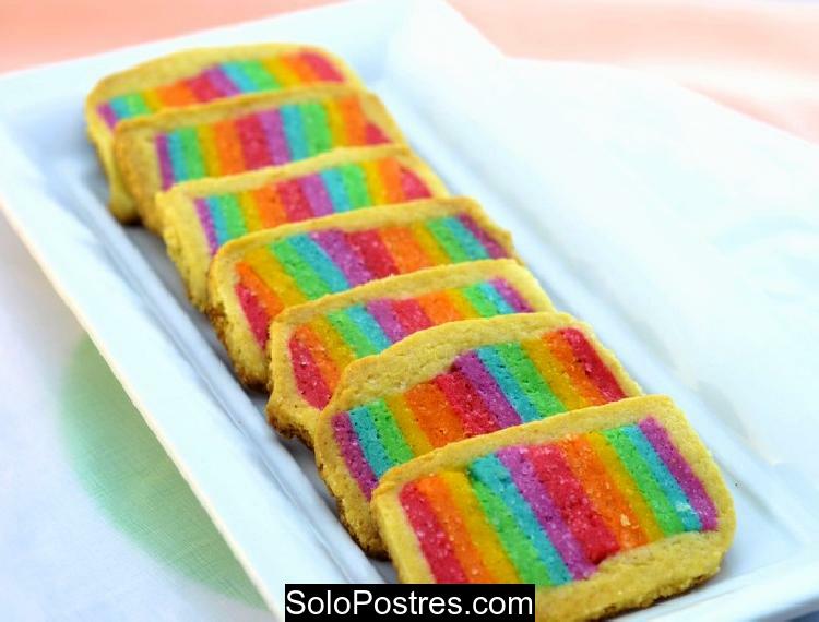 Galletas, galletitas arco iris