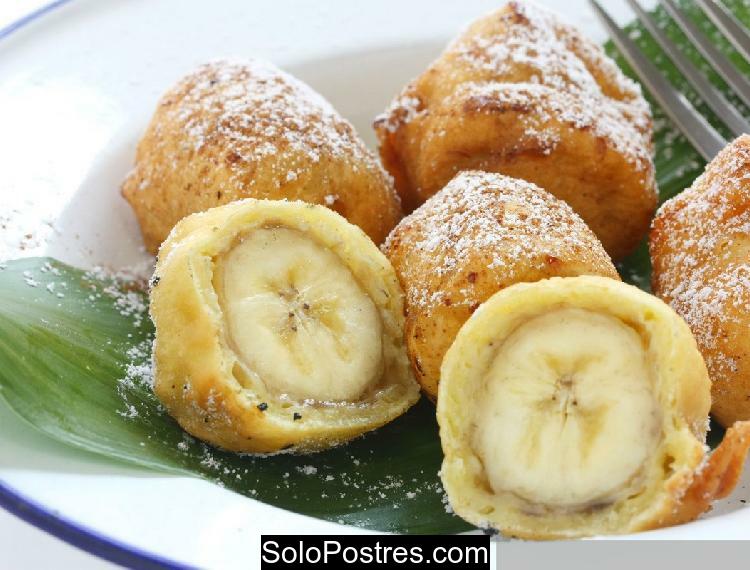 Buñuelos de banana plátano