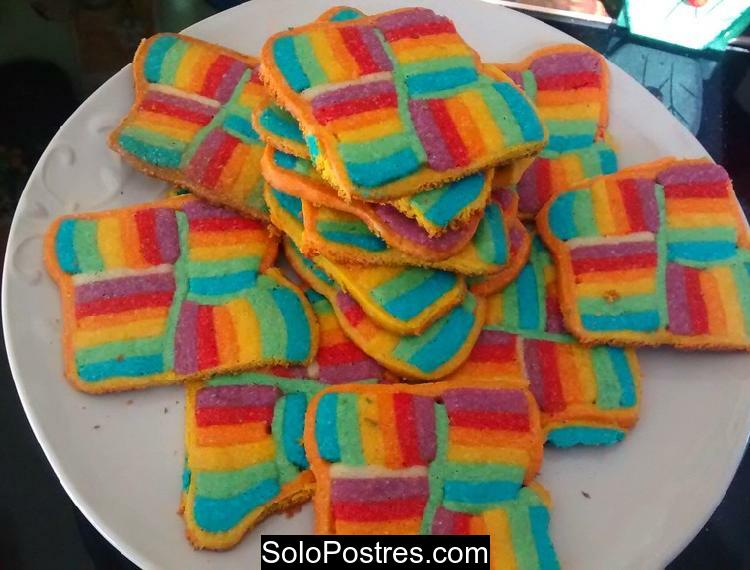 Galletitas arco iris