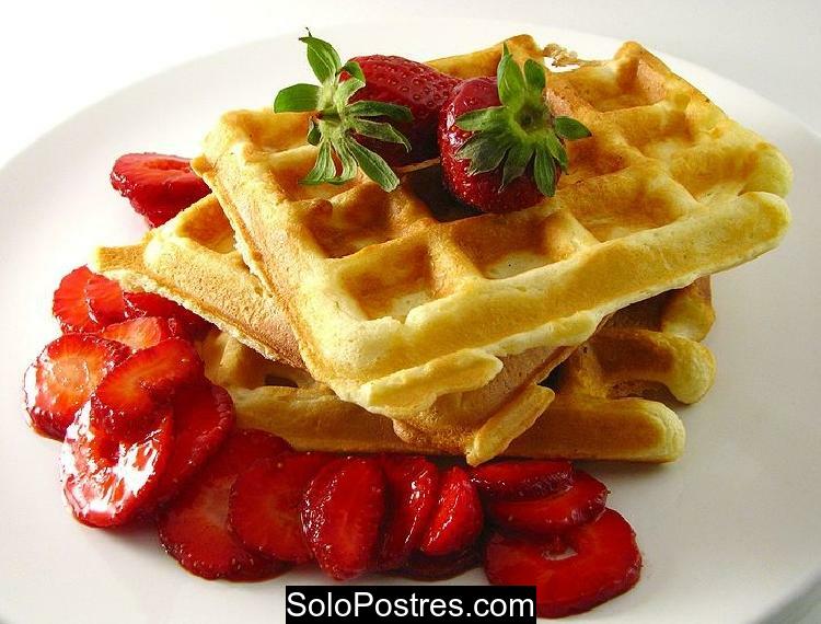 Receta de waffles (wafles)