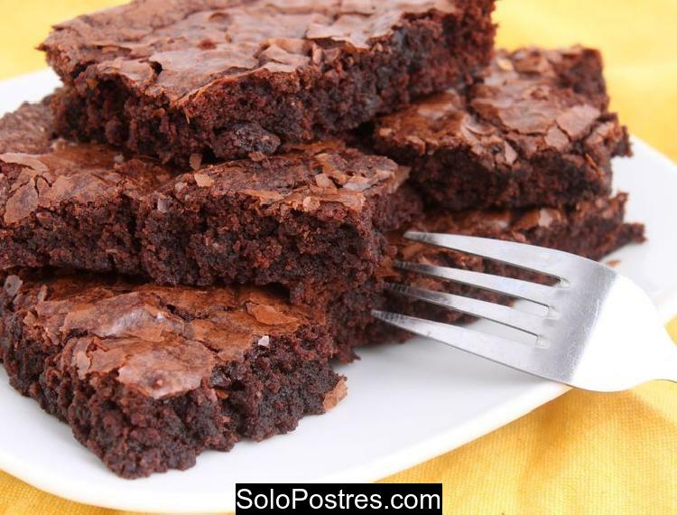 Receta de verdaderos brownies