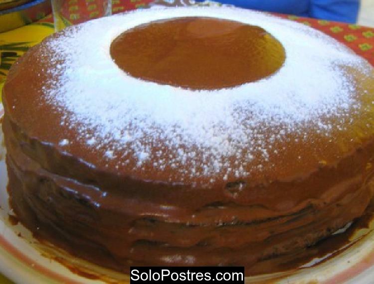 Torta de café y chocolate