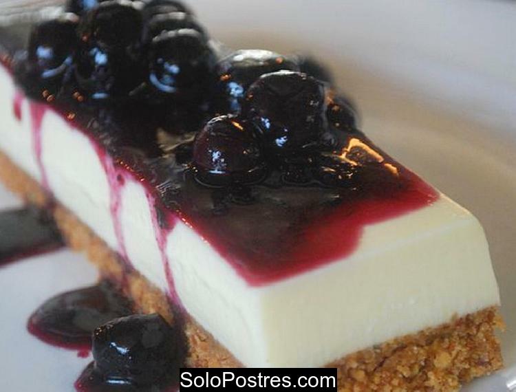 Cheesecake de arándanos (blueberry)