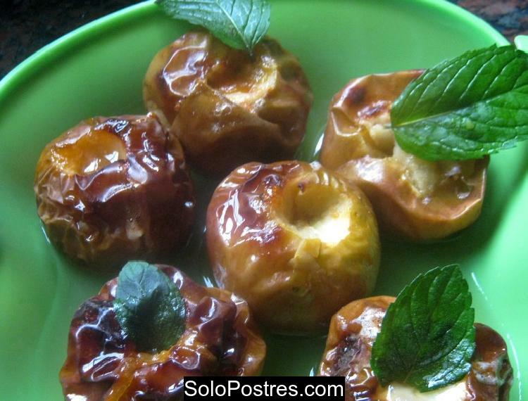 Manzanas al horno light, diabéticos y celíacos