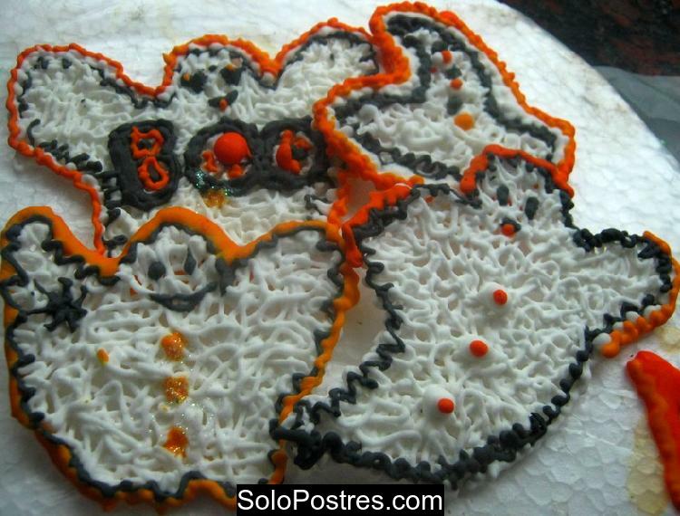 Galletas de halloween de miel y canela