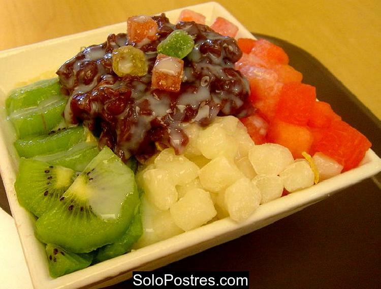 Patbingsu, aperitivo popular de Corea del Sur