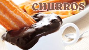 Churros con pasta choux