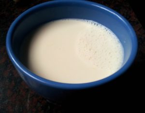 Leche evaporada casera