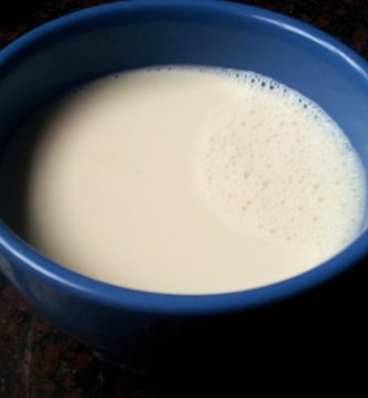 Leche evaporada casera