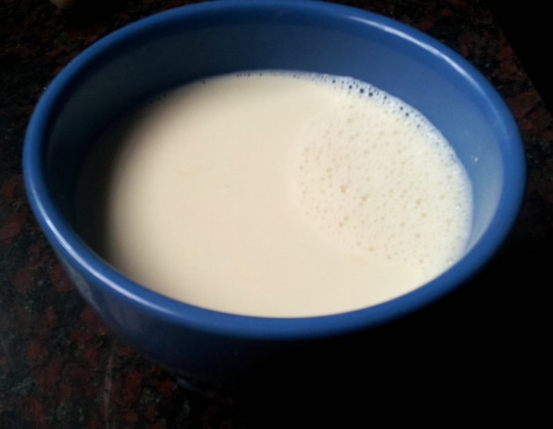 Leche evaporada casera