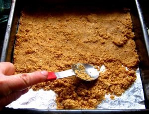 Masa de tarta con galletitas
