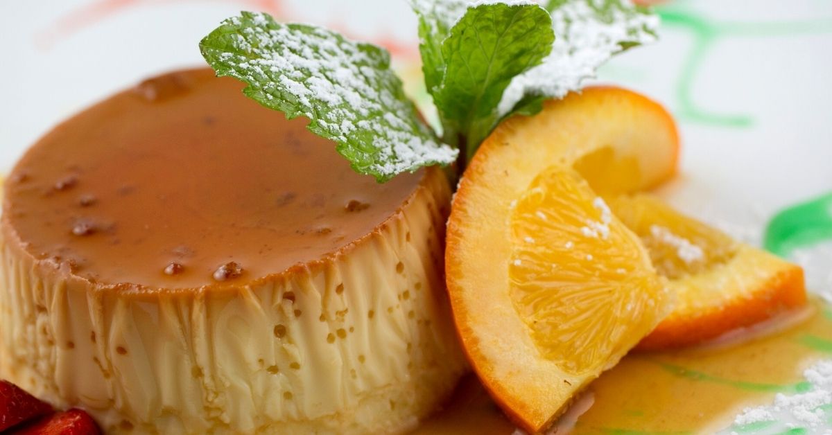 flan de naranja receta