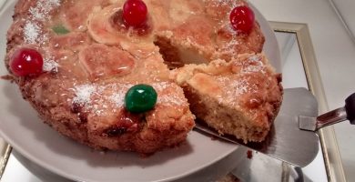 tarta de ricota dulce de leche y coco