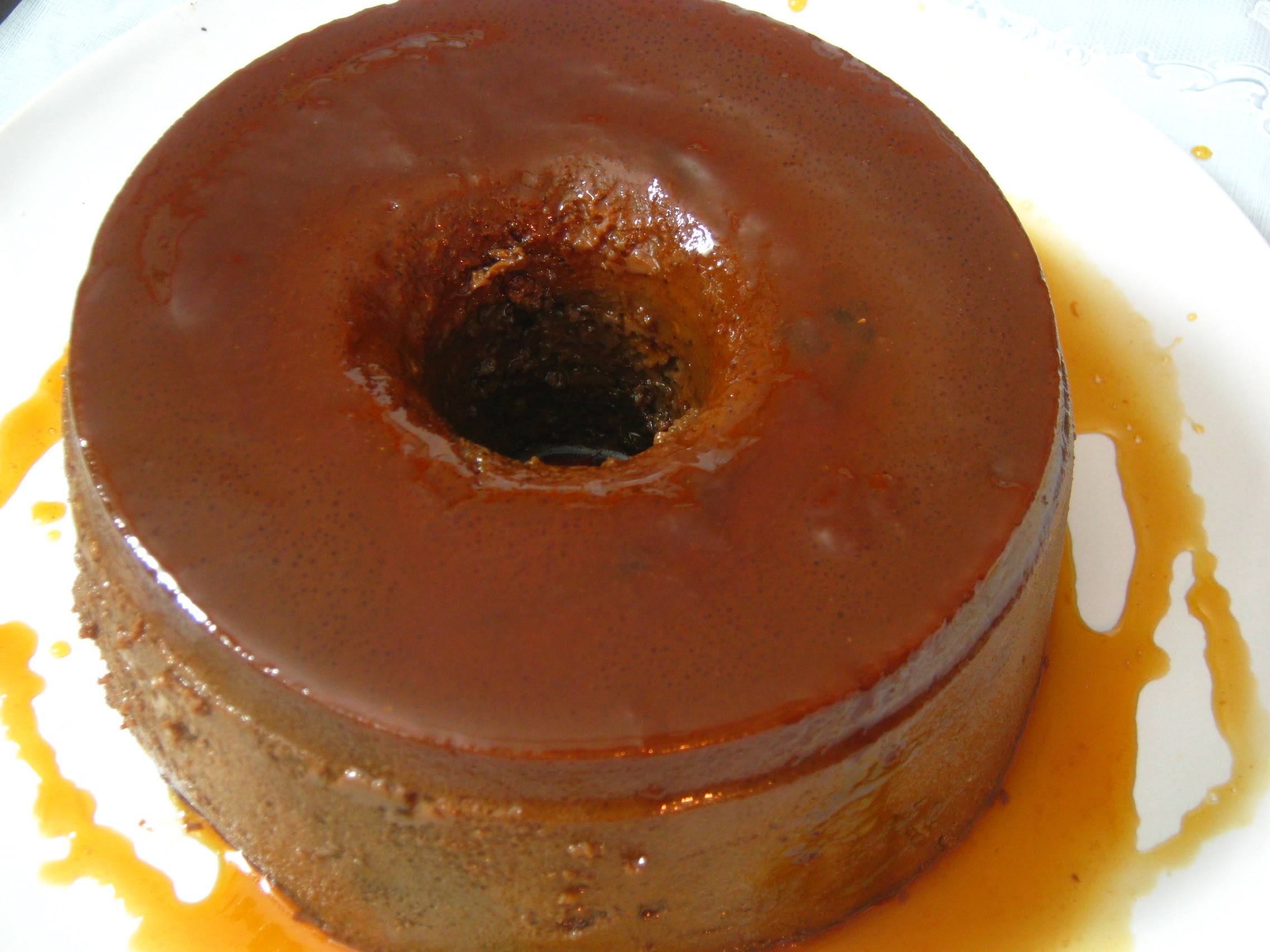 flan chocolate amargo