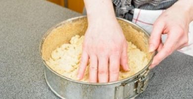 masa de tarta con galletas