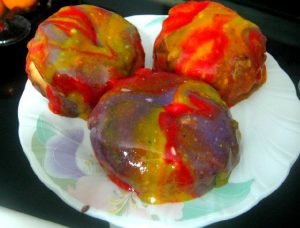 Cupcakes con yogur de frutillas