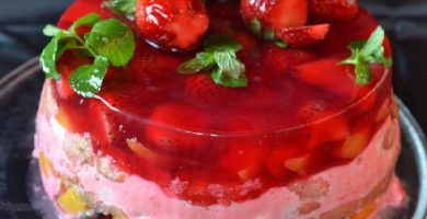postre rubi de gelatina