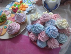 suspiros secos baby shower