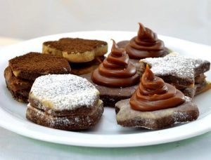 masitas rellenas de dulce de leche