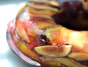 Postre light de gelatina con frutas