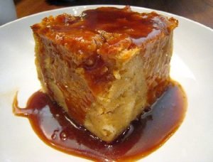 Budín de pan en microondas con sabor moka