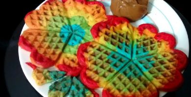 wafles arcoiris