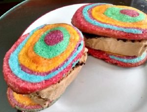 Galletas para servir helado