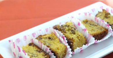 Blondies de chocolate blanco