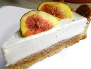 Tarta de higos frescos