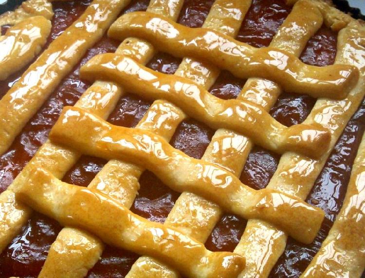 Pastafrola de durazno
