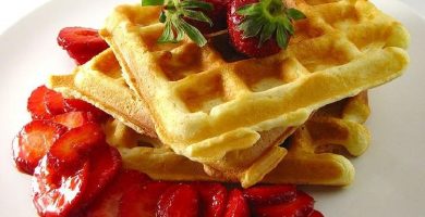 Receta de waffles