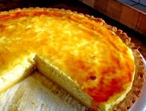 Tarta diferente de manzanas