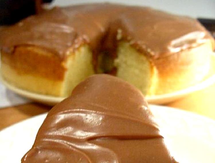 baño de dulce de leche y chocolate