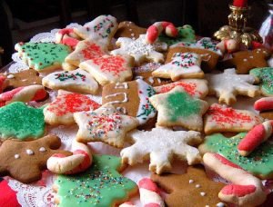 Galletitas con formas Navideñas