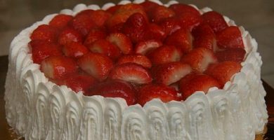 gateau de frutillas