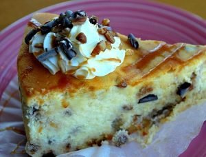 Budín de pan con fruta del momento