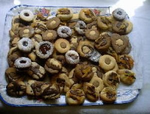Masitas novedosas de chocolate y crema