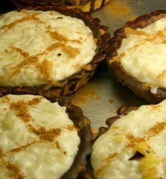 arroz con leche y chocolate