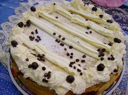 Cheesecake con pasas