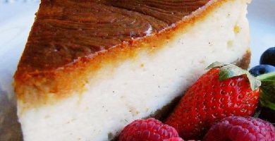 Cheesecake de vainilla
