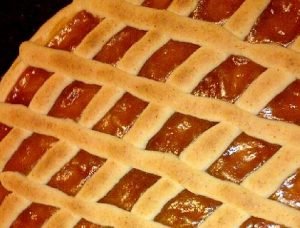 Tarta de dulce de membrillo y manzanas sin azúcar