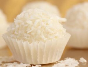 Conserva de leche en polvo y coco