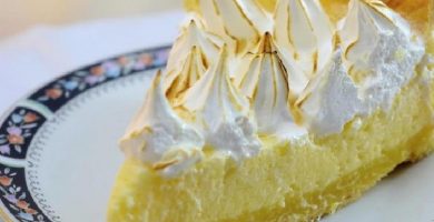 Lemon pie con curd de limón