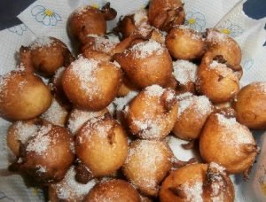Buñuelos de pasas de uva