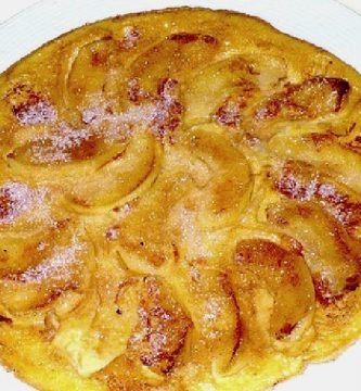 manzanas gratinadas al ron