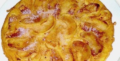 manzanas gratinadas al ron